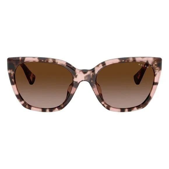 New RALPH BY RALPH LAUREN Havana Butterfly RA5330U 6058/13 Sunglasses Women - Picture 2 of 6